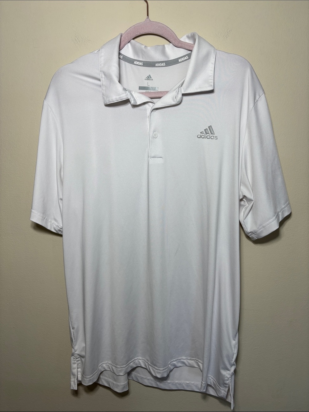 Adidas White Golf Shirt